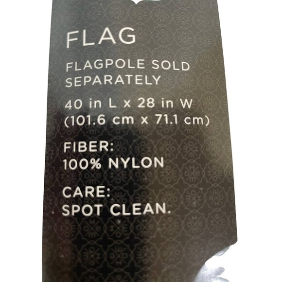 USA FLAG Support Our Troops American Flag GardenvYellow Ribbon Gold Stitching 40 - Picture 2 of 6